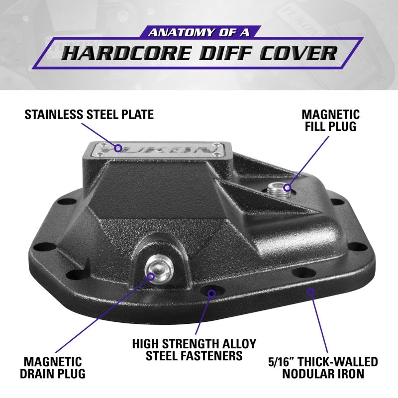 Yukon Gear Hardcore Diff Cover for Dana 50/60/70 - Black Ops Auto Works