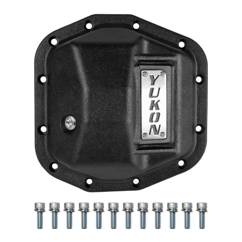 Yukon Gear Hardcore Front Nodular Iron Cover for Jeep Wrangler JL Dana 44/210mm - Black Ops Auto Works