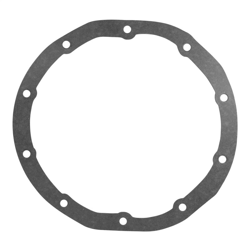 Steel diff cover with fill plug and bolt holes detail