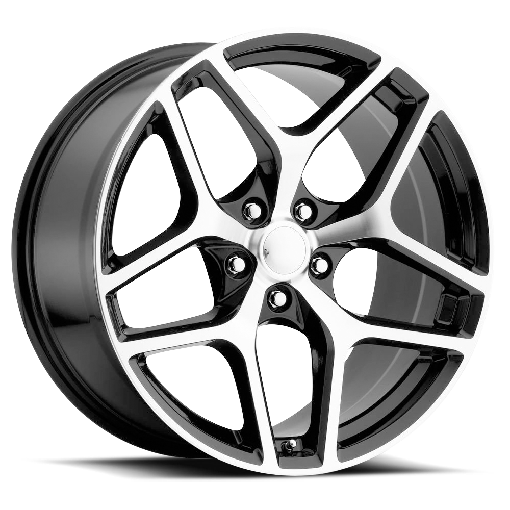 Z28 Camaro Replica Flow Form Wheels Gloss Black Machine Face Factory Reproductions FR 27F-Wheels - Cast-Factory Reproductions-746241493248-20x9 5x120 +27 HB 66.9-