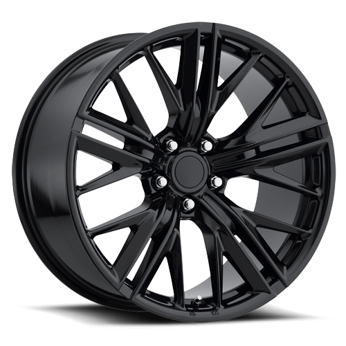 ZL1 Camaro Replica Wheels Gloss Black Factory Reproductions FR 28-Wheels - Cast-Factory Reproductions-746241344052-20x9 5x120 +25 HB 66.9-