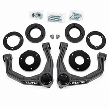 Load image into Gallery viewer, Zone Offroad ZONC1174 1.75 inch leveling kit for 2019-2022 Chevy Silverado 1500 ZR2 and GMC 1500 AT4X