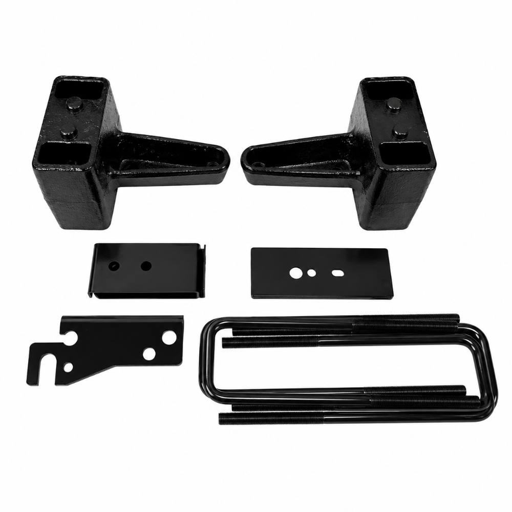 Zone Offroad ZONC2458 4.5in rear block kit with overload for 2020+ Chevy GMC 2500 3500 HD