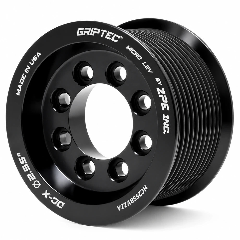 ZPE GripTec 10-Rib Hellcat Pulley Only - Select Size - product view 1