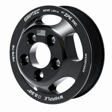 Load image into Gallery viewer, ZPE GripTec 3.50 inch Whipple 5-bolt black pulley for Dodge Hellcat and Jeep Trackhawk
