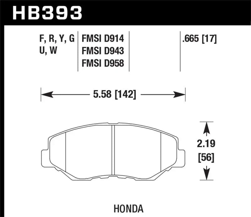 Hawk LTS Street Brake Pads Hawk Performance