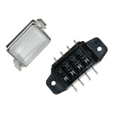 Load image into Gallery viewer, NAMZ ATO 4-Way Fuse Block (Water Tight Clear Cover - 1/4in. Male Disconnects) NAMZ