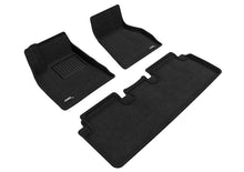 Load image into Gallery viewer, 3D Maxpider 15-19 Tesla Model S Elegant 1st 2nd Row - Floor Mat Set (Black) 3D MAXpider