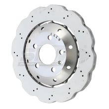 Load image into Gallery viewer, SHW 13-15 Audi RS5 4.2L Rear Drilled-Dimpled Lightweight Wavy Brake Rotor (8T0615601A)-Brake Rotors - Drilled-SHW Performance-0048544883970-