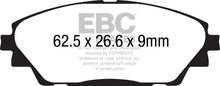 Load image into Gallery viewer, EBC 14+ Mazda 3 2.0 (Japan Build) Yellowstuff Front Brake Pads-Brake Pads - Performance-EBC
