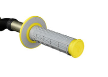 Load image into Gallery viewer, Renthal MX Dual Compound Grips Tapered 1/2 Waffle - Grey/ Yellow - Black Ops Auto Works