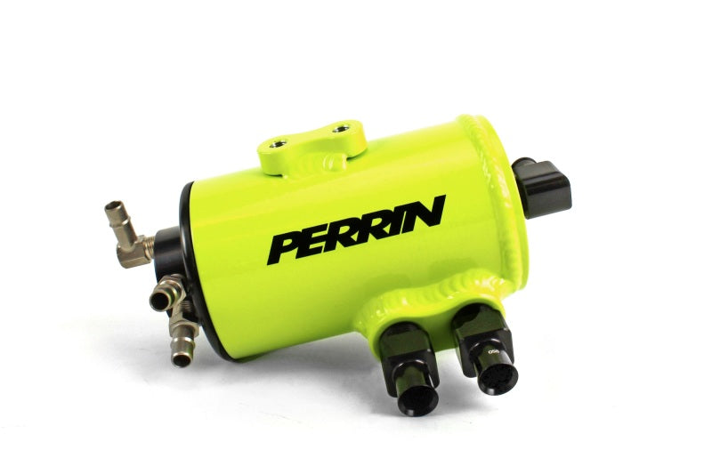 Perrin 22-23 Toyota GR86 / 13-16 Scion FR-S / 13-23 Subaru BRZ Air Oil Separator - Neon Yellow Perrin Performance