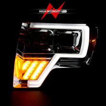 Load image into Gallery viewer, ANZO 2009-2014 Ford F-150 Projector Headlight Chrome Amber ANZO