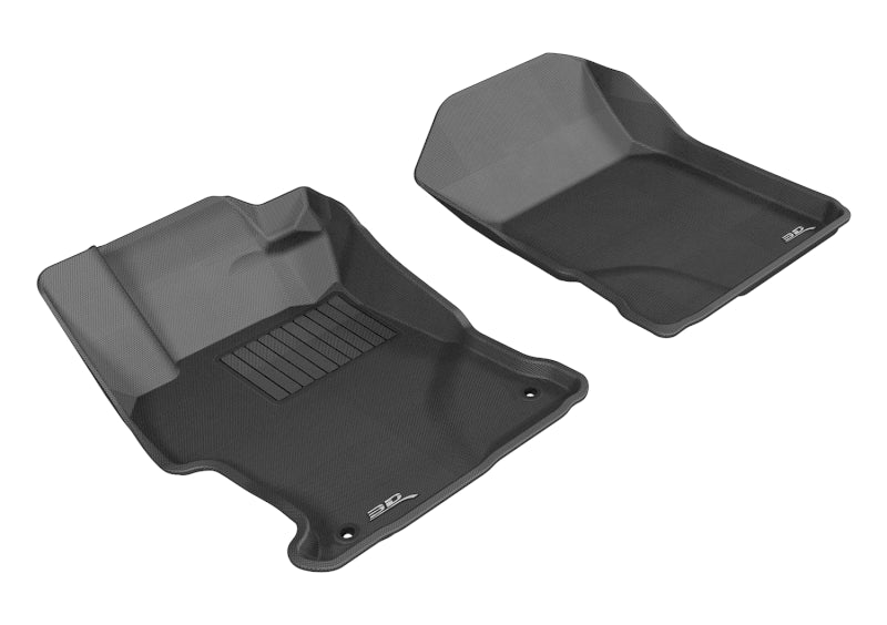 3D MAXpider 2012-2013 Honda Civic Kagu 1st Row Floormat - Black 3D MAXpider
