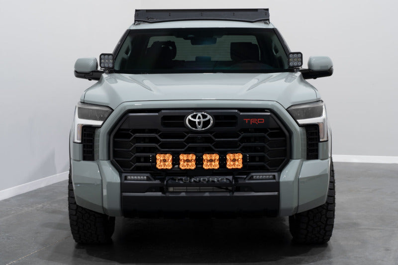 Diode Dynamics 2022 Toyota Tundra SS5 Grille CrossLink Lightbar Kit - Pro White Combo Diode Dynamics