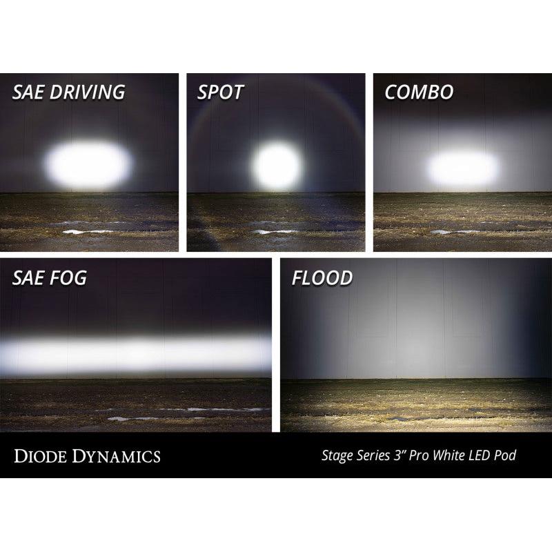 Diode Dynamics SS3 Pro ABL - White SAE Fog Standard (Pair)-Light Accessories and Wiring-Diode Dynamics-691025931600-