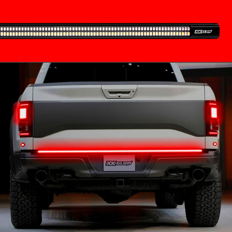 XK Glow Truck Tailgate Light w/ Chasing Turn Signal & Built-in Error Canceller - 3rd gen 48in-Light Accessories and Wiring-XKGLOW