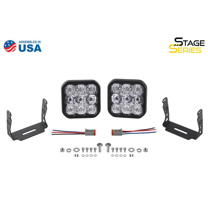 Diode Dynamics SS5 LED Pod Pro - White Combo (Pair)-Light Accessories and Wiring-Diode Dynamics-691025935042-