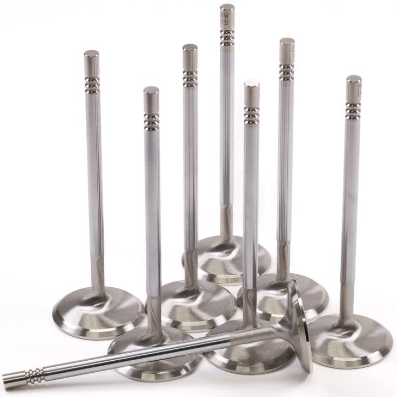 GSC P-D Ford Mustang 5.0L Coyote Gen 1/2 37.27mm Head (STD) Chrome Polished Intake Valve - Set of 8 GSC Power Division