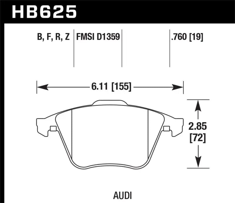 Hawk HPS Street Brake Pads Hawk Performance