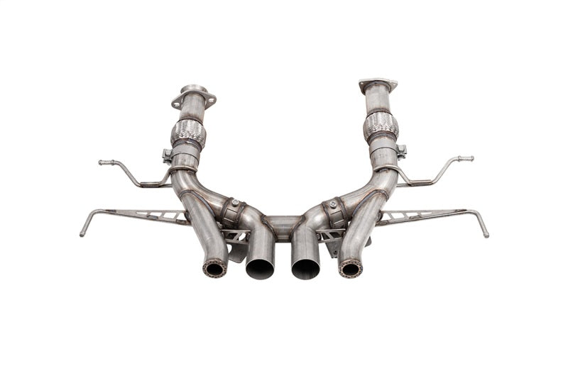 Corsa 2023 Chevrolet Corvette C8 Z06 3in Valved Cat-Back Exhaust Muffler Delete Track System w/o Tip CORSA Performance