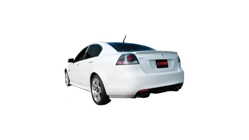 Corsa 08-09 Pontiac G8 GXP 6.0L V8 Sport Cat-Back w/ Dual 3in Black Tips CORSA Performance