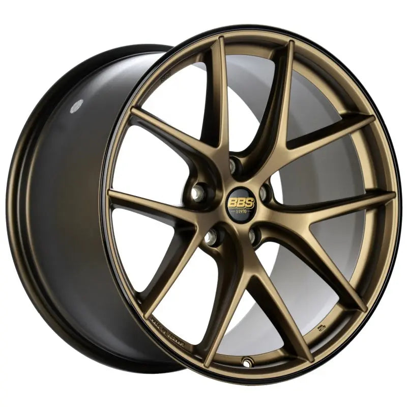 BBS CI-R 19x9 5x120 ET44 Bronze Rim Protector Wheel -82mm PFS/Clip Required BBS