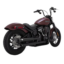 Load image into Gallery viewer, Vance &amp; Hines 18-22 Harley Davidson Softail Twin Slash S/OS PCX Slip-On Exhaust - Black-Motorcycle Slip-On-Vance and Hines