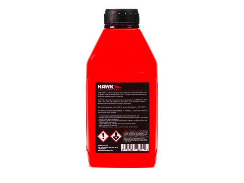 Hawk Performance Street DOT 4 Brake Fluid - 500ml Bottle Hawk Performance