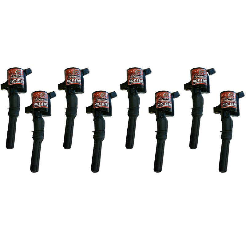 Granatelli 97-04 Ford 4.6L/5.4L 2V Hot Street Coil Packs - Black (Set of 8) Granatelli Motor Sports
