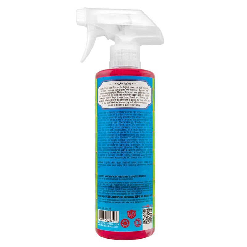 Chemical Guys Strawberry Margarita Air Freshener & Odor Eliminator - 16oz-Surface Cleaners-Chemical Guys