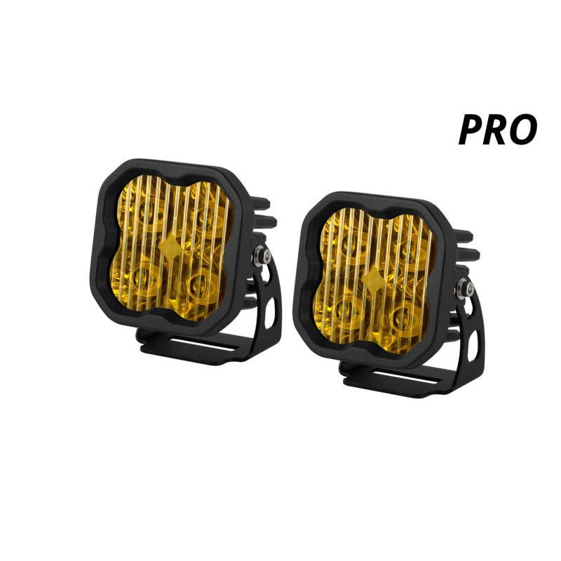 Diode Dynamics SS3 Pro ABL - Yellow SAE Fog Standard (Pair)-Light Accessories and Wiring-Diode Dynamics-691025931884-