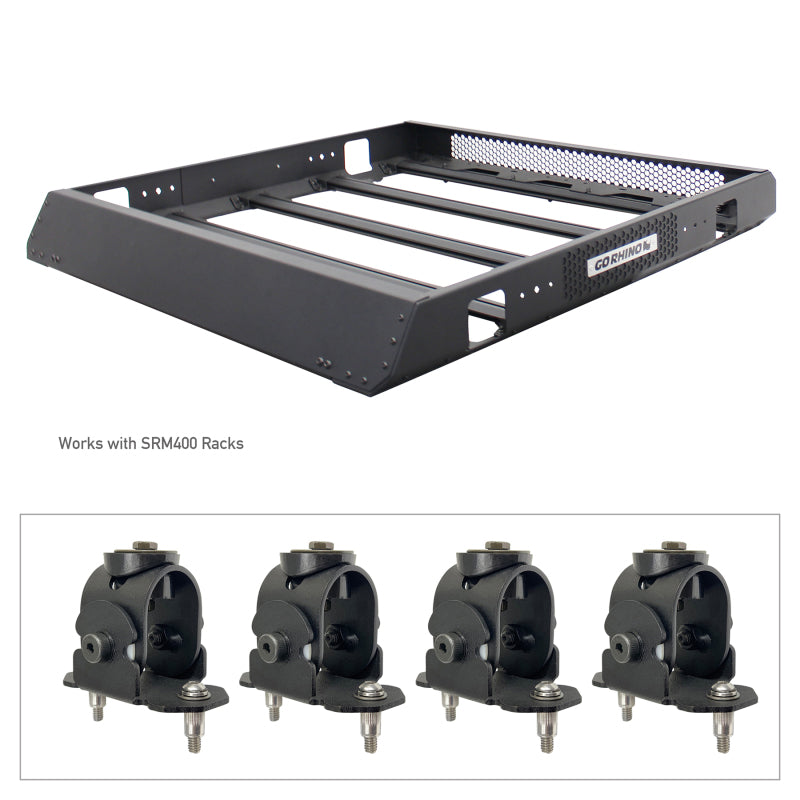 Go Rhino Adjustable Multi-Axis Mounting Kit for SRM Rack Go Rhino