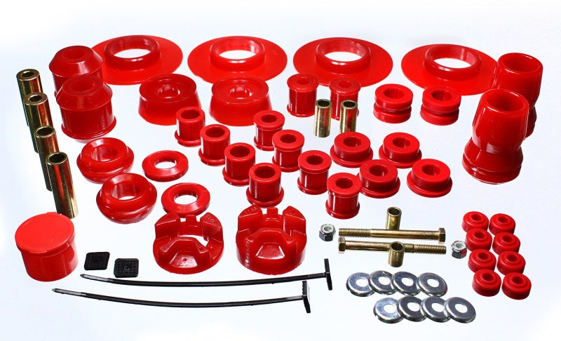 Energy Suspension 01-05 Chrysler PT Cruiser FWD Red Hyper-flex Master Bushing Set Energy Suspension