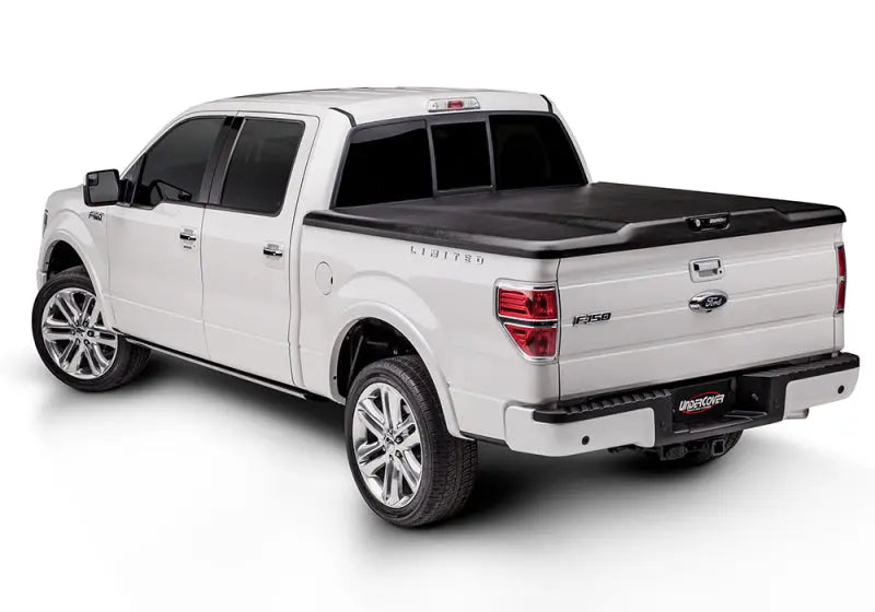 UnderCover 2021 Ford F-150 Ext/Crew Cab 6.5ft Elite Bed Cover - Black Textured Undercover