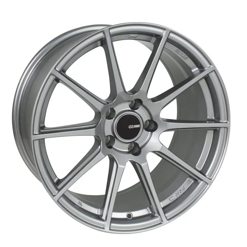 Enkei TS10 17x8 5x100 45mm Offset 72.6mm Bore Grey Wheel Enkei