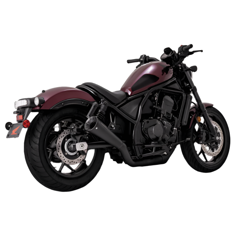 Vance & Hines HONDA Honda 21-22 Rebel 1100 S/O Black Slip-On Exhaust-Motorcycle Slip-On-Vance and Hines