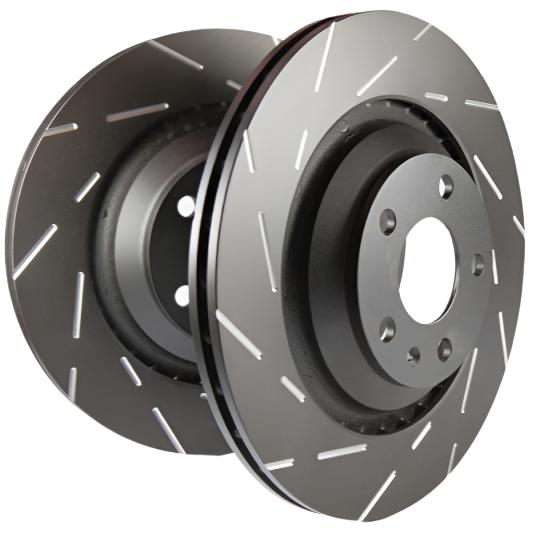 EBC 2018+ AUDI A4 Allroad Quattro 2.0L Turbo USR Slotted Front Rotors-Brake Rotors - Slotted-EBC