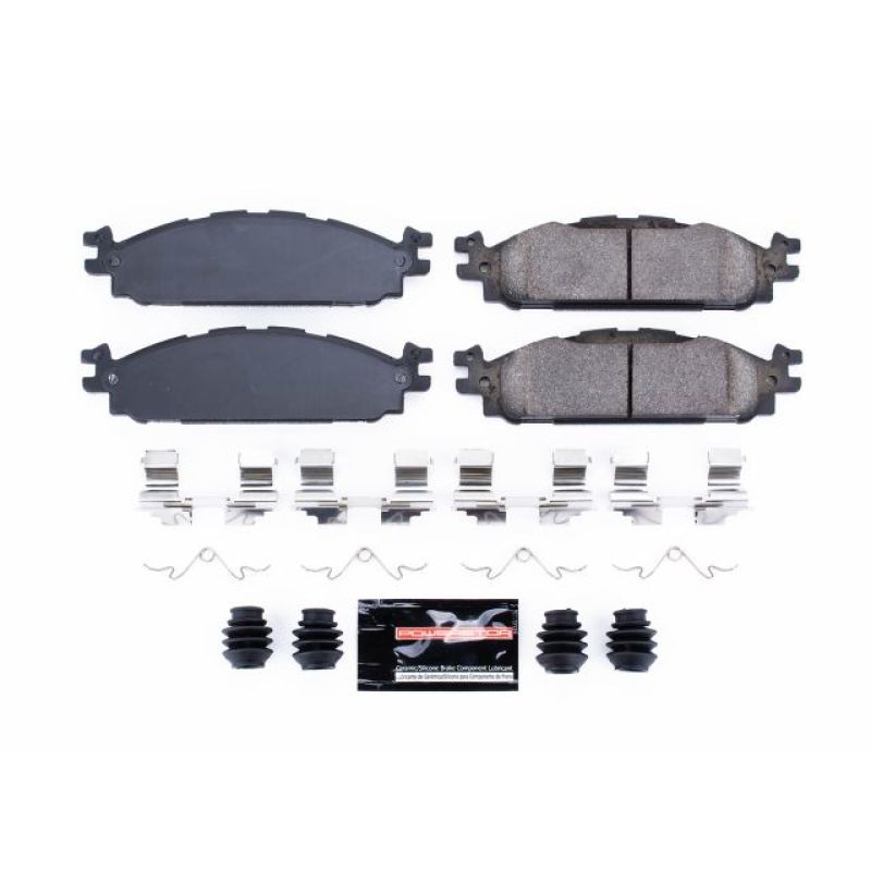 Power Stop 11-19 Ford Explorer Front Z23 Evolution Sport Brake Pads w/Hardware-Brake Pads - Performance-PowerStop