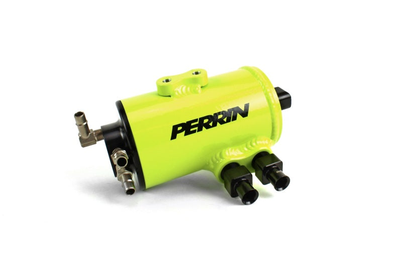 Perrin 22-23 Toyota GR86 / 13-16 Scion FR-S / 13-23 Subaru BRZ Air Oil Separator - Neon Yellow Perrin Performance