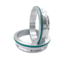 Load image into Gallery viewer, Granatelli Stainless Steel Dual Seal Clamp 4.0in Weld-On Ferrule Set Granatelli Motor Sports