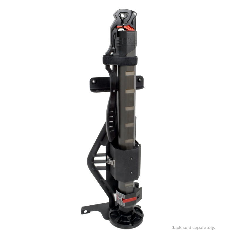 Go Rhino 18-24 Jeep Wrangler JL/JLU/JT Front Fender Jack Mount for Xventure Gear EG Jack - Tex. Blk-Jacks-Go Rhino