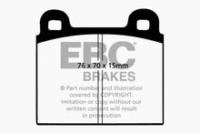 Load image into Gallery viewer, EBC 68-72 Alfa Romeo 1750 1.75 Greenstuff Front Brake Pads EBC