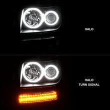Load image into Gallery viewer, ANZO 2007-2012 Dodge Nitro Projector Headlights w/ Halo Black (CCFL) G2 ANZO