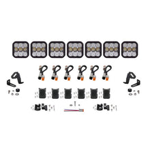 Load image into Gallery viewer, Diode Dynamics SS5 Sport Universal CrossLink 7-Pod Lightbar - White Combo-Light Bars &amp; Cubes-Diode Dynamics-195995125705-