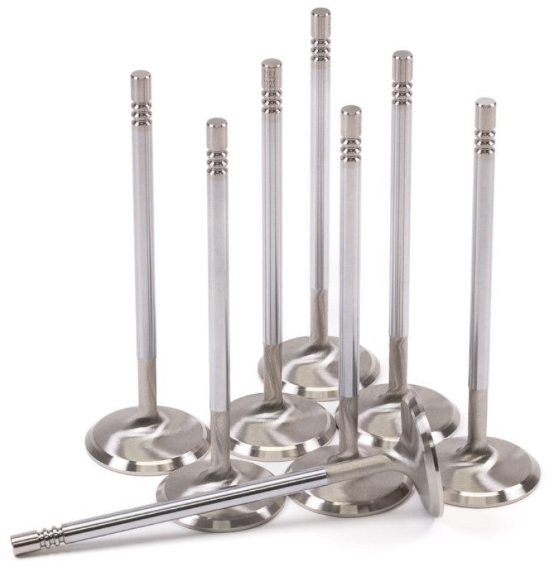 GSC P-D Ford Mustang 5.0L Coyote Gen 3 37.6mm Head (STD) Chrome Polished Intake Valve - Set of 8 GSC Power Division