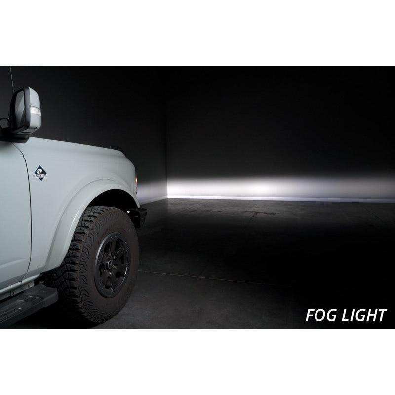 Diode Dynamics 2021 Ford Bronco Stage Series Fog Pocket Kit - White Pro-Fog Lights-Diode Dynamics-691025930795-