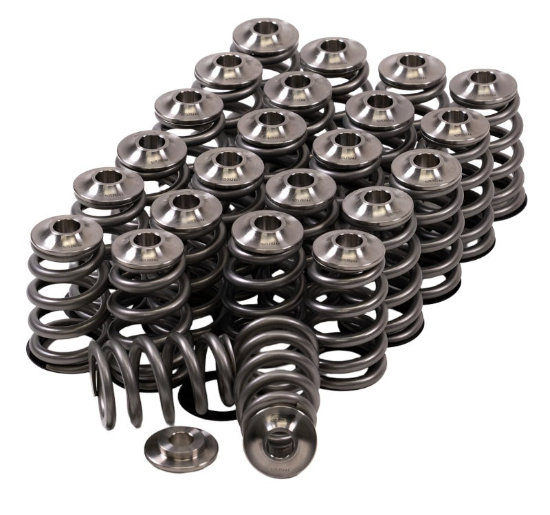 GSC P-D Nissan VQ35 High Pressure Conical Valve Spring Titanium Retainer and Spring Seat Kit-Valve Springs, Retainers-GSC Power Division