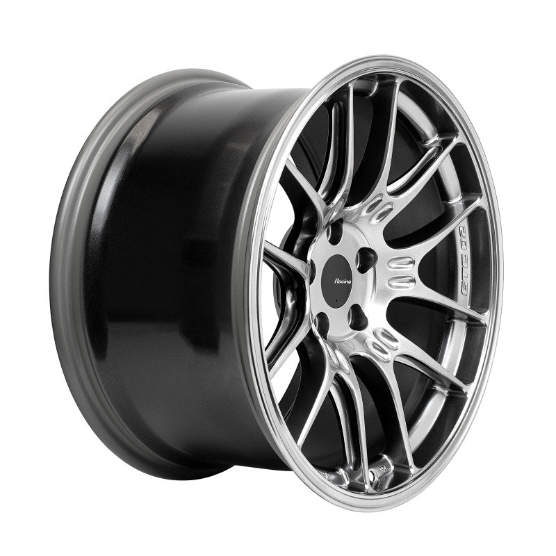 Enkei GTC02 18x10 5x112 32mm Offset 66.5mm Bore Hyper Silver Wheel Enkei
