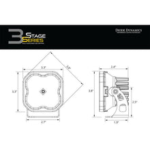 Load image into Gallery viewer, Diode Dynamics SS3 Max ABL - Yellow SAE Fog Standard (Pair)-Light Accessories and Wiring-Diode Dynamics-691025932287-